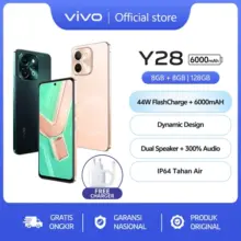 HP Vivo Y28 RAM 8GB ROM 128GB Smartphone Android Original Layar 6.68 Inch Baterai 6000mAh 44W FlashCharge NFC Dual Speaker