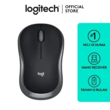 Mouse Wireless Logitech B175 Praktis Nyaman untuk Windows Mac Linux dan ChromeOS