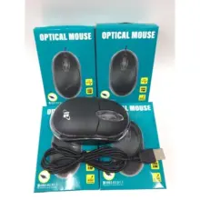 Mouse Kabel USB IndoBESTLINK Optical Mouse 1.3 Meter untuk Laptop dan Komputer PC