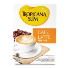 Tropicana Slim Cafe Latte Kopi Susu Nikmat Tanpa Gula Pasir Isi 10 Sachet