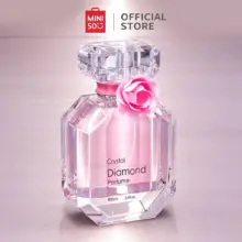 Miniso Crystal Diamond Eau de Toilette Parfum Wanita 50ml Aroma Segar Tahan Lama