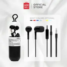 Miniso Capsule Earphone HF236 Original Suara Stereo 360 Derajat dengan Desain Ergonomis