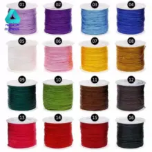 Tali Giok China Nylon Shambala 0,8 mm Roll 40 Meter untuk Kerajinan Gelang Kalung