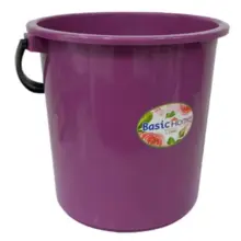 Basic Home Ember Plastik Goldy 15 Liter dengan Pegangan Kuat untuk Air dan Kebutuhan Rumah Tangga