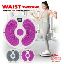 SPEEDS Waist Twisting Magnetic Trimmer Pijat Refleksi Pelangsing Perut dan Pinggang