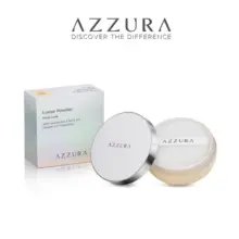 Azzura Loose Powder Bedak Tabur Halus dengan Amazonian Clay dan Perlindungan UV