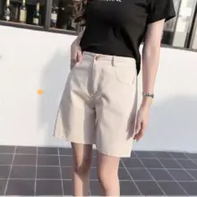 Hotpants Celana Pendek Wanita Bahan Drill Tebal Adem Nyaman Untuk Santai Dan Hangout