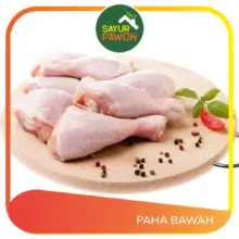 Paha Bawah Ayam Broiler Fresh Sayur Pawon Daging Segar Halal Per 500 Gram