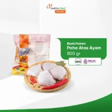 Bestchicken Paha Atas Ayam Segar 500 Gram dengan Kulit dan Tulang