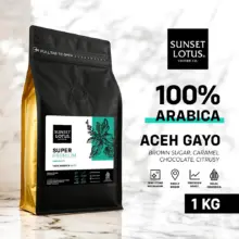 Sunset Lotus Biji Kopi Arabica Gayo Super Premium Espresso Aceh 1 Kg