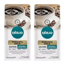 Excelso Robusta Gold Kopi Bubuk Premium 200 Gram Isi 2 Pack
