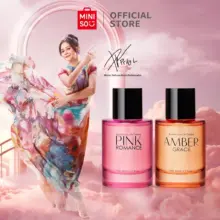 Miniso Beauty Parfum Wanita Amber Grace dan Pink Romance Aroma Elegan Tahan Lama 50ml