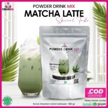 Cilukba Bubuk Minuman Instan Matcha Latte Creamy 1kg Powder Drink Mix