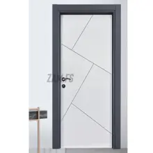 Pintu Minimalis Modern Set Kusen Aluminium Almini Dengan Engsel Dan Kunci