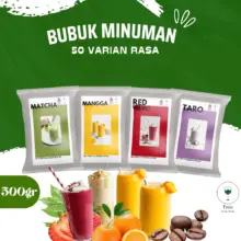 Bubuk Minuman Aneka Rasa 500gr Premium Instan Untuk Cafe Resto dan Minuman Rumahan