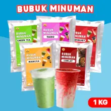 Bubuk Minuman Serbuk Rasa Kekinian 1 Kilogram Aneka Varian Premium