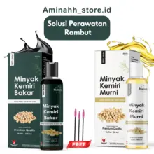 Minyak Kemiri Bakar Premium 100% Alami Perawatan Rambut dan Penumbuh Alis Kumis Jenggot 100ml