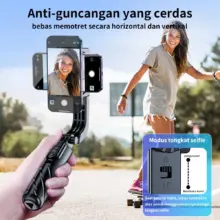Jovitech Gimbal Stabilizer Handphone Bluetooth Tripod Mini Selfie Stick Auto Balance GS07