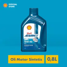 Shell Advance AX7 10W40 0.8L Oli Motor Sintetis Pelumas Mesin 4T