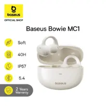 Baseus Bowie MC1 TWS Open Ear Sport Bluetooth Earphone Clip Ringan Nyaman Suara Jernih