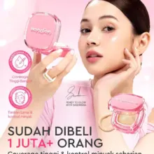 Glad2Glow Perfect Cover Cushion Foundation Tahan Lama dengan Skincare Infused Waterproof dan Hasil Semi Matte