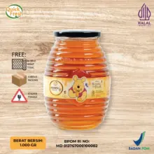 Disney Quick Fresh Honey Madu Murni Asli 1 Kg Jar Kaca