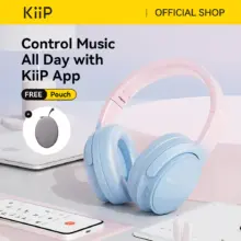 KiiP Wireless TH60 Headphone Bluetooth dengan Suara HiFi dan Desain Nyaman untuk Musik Gaming dan Komunikasi