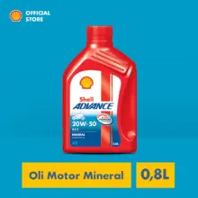 Shell Advance AX3 20W50 0.8L Oli Motor Mineral Perlindungan Mesin