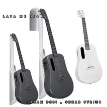 Gitar Akustik Lava 3/4 Full Set Dengan Pick Tas dan Senar Cadangan Untuk Pemula dan Profesional