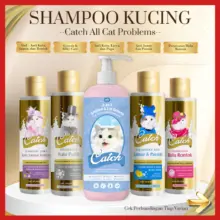 Catch Shampoo Kucing Anti Kutu Anti Jamur Anti Rontok Perawatan Bulu Putih