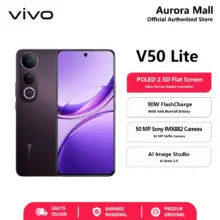 Vivo V50 Lite 8GB 256GB NFC Layar AMOLED 6.77 Inci Baterai 6500mAh 90W FlashCharge Kamera Sony 50MP