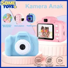 SOME TOY Kamera Anak Mini Digital HD 3MP Layar IPS Mainan Edukasi Foto dan Video