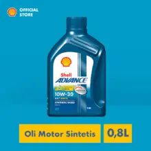 Shell Advance AX7 Scooter 10W30 0.8L Oli Motor Sintetis