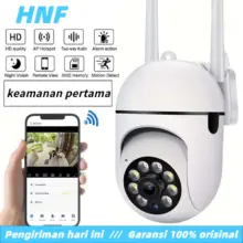 HNF Kamera CCTV Outdoor 8MP Tahan Air IP66 WiFi Jarak Jauh dengan Night Vision Deteksi Gerakan dan Audio Dua Arah PTZ 360 Derajat