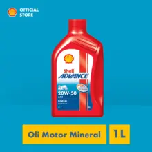 Shell Advance AX3 20W50 1 Liter Oli Motor Mineral Pelumas Mesin 4T