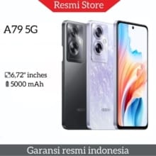 OPPO A79 5G 8/256GB – HP 5G Kamera 50MP, Layar 6.72” 90Hz, Baterai 5000mAh, Stereo Speaker, Garansi Resmi
