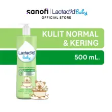 Lactacyd Baby Extra Milky Sabun Bayi 500ml Menjaga Kelembaban Kulit Normal dan Kering