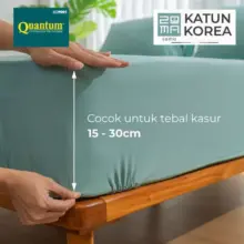 Sprei Katun Korea Quantum Zoma Set Sprei Lembut Adem dengan Karet Elastis