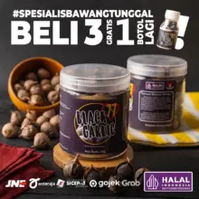 Black Garlic Bawang Hitam Tunggal 250 Gram Herbal Sehat Kaya Manfaat