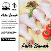 Chick’n Rans Paha Ayam Bawah Drumstick 1kg Fresh Halal Higienis