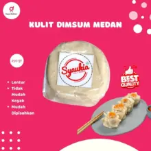 Kulit Dimsum Syaulkia 250 Gram Ready Medan Lentur Tidak Mudah Robek