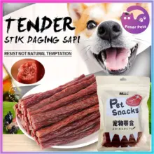 Snack Stik Daging Sapi untuk Anjing dan Kucing 500g Cemilan Sehat Kaya Nutrisi