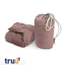 TRUU Essence Microfiber Travel Blanket Selimut Lipat Praktis dengan Kantong Travel Nyaman 200x150cm