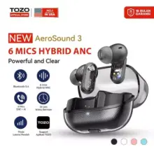 Tozo AEROSOUND3 Smart ANC True Wireless Earbuds dengan 6 Mikrofon Suara Jernih Bass Bertenaga