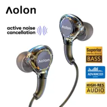 Aolon Wired Type C Gaming Earphone Super Bass dengan Mikrofon dan Kontrol Volume Nyaman untuk Musik dan Game