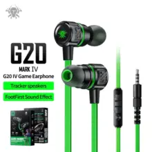 Plextone G20 Gen IV Earphone Gaming dengan Mikrofon Sensitif dan Bass Bertenaga untuk Musik dan Game