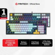 Fantech ATOM MIZU Series Mechanical Keyboard Gaming Hotswappable 60 75 95 Layout