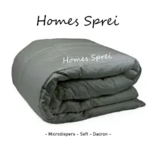Bedcover Queen dan King Size Homes Sprei Star Polos Double Plain Aesthetic Bahan Katun Micro Star
