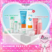 Hanasui Collagen Water Sunscreen Acne Treatment dan Flawless Glow Series untuk Kulit Cerah Terlindungi