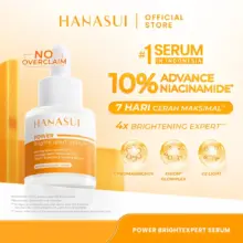 Hanasui Power Bright Expert Serum 10 Advance Niacinamide dengan Teknologi 4x Brightening untuk Kulit Cerah dan Halus
